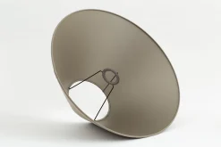 Flamant Circum, Lampenkap, Natuurlijk En Zilver, Conisch, 45 Cm