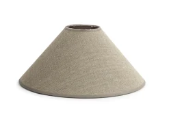 Flamant Circum, Lampenkap, Natuurlijk En Zilver, Conisch, 30 Cm