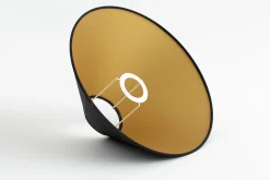 Flamant Circum, Lampenkap, Zwart En Goud, Conisch, 30 Cm