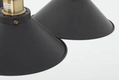 Flamant Cirino, Hanglamp, Zwart, 3 Lampenkappen