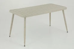 Flamant Claire, Tuintafel, 150X75, Retro Wit