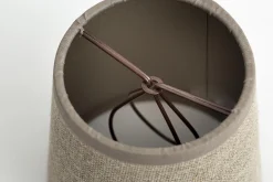 Flamant Clips, Lampenkap, Naturel En Zilver, Cilinder, 10 Cm