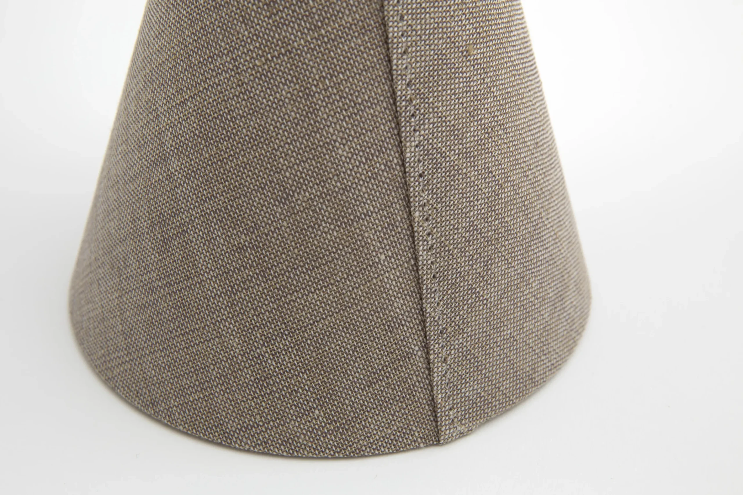 Flamant Clips, Lampenkap, Naturel En Grijs, Conisch, 14 Cm