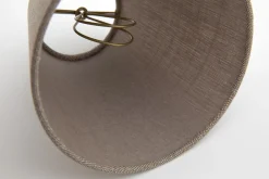 Flamant Clips, Lampenkap, Naturel En Grijs, Conisch, 14 Cm