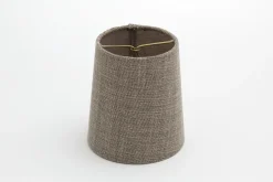 Flamant Clips, Lampenkap, Naturel En Grijs, Cilinder, 10 Cm