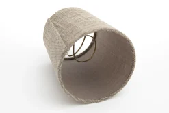 Flamant Clips, Lampenkap, Naturel En Grijs, Cilinder, 10 Cm