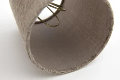 Flamant Clips, Lampenkap, Naturel En Grijs, Cilinder, 10 Cm