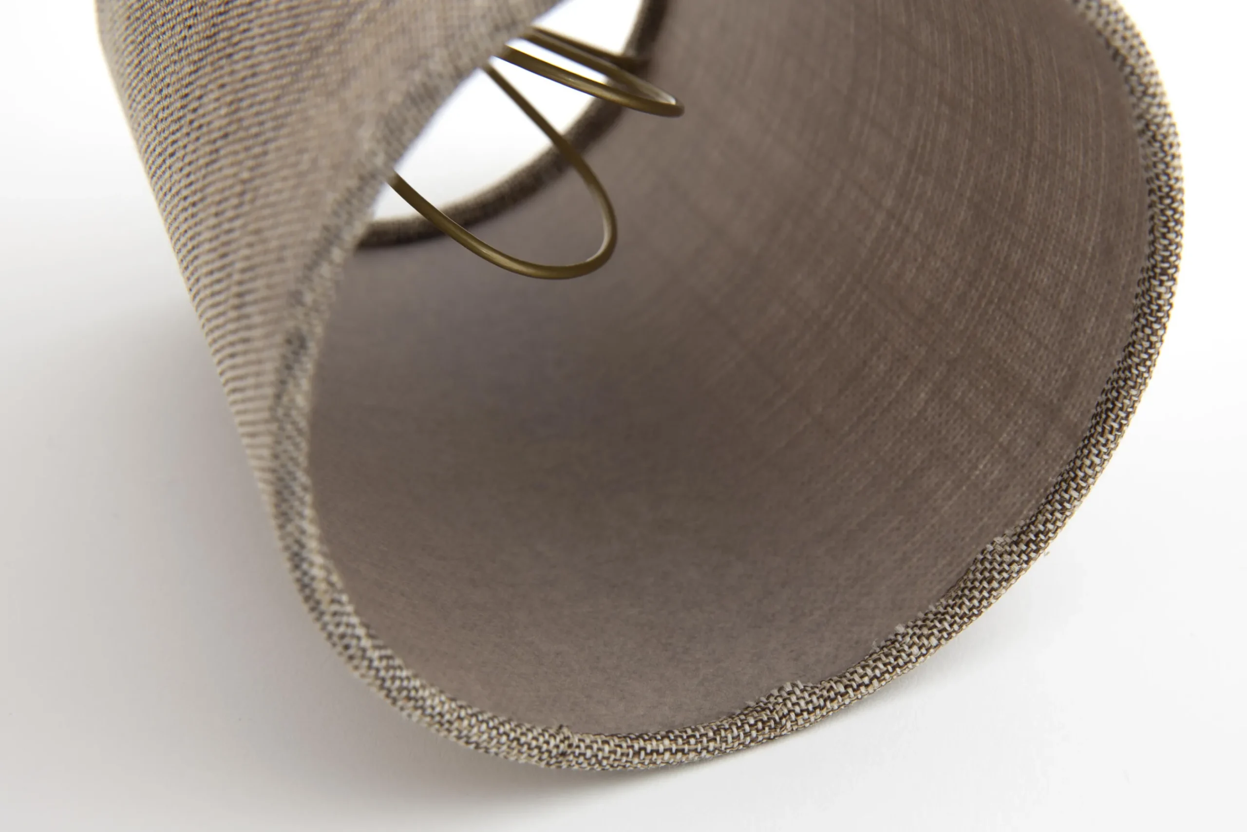 Flamant Clips, Lampenkap, Naturel En Grijs, Cilinder, 10 Cm