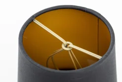 Flamant Clips, Lampenkap, Zwart En Goud, Cilinder, 10 Cm