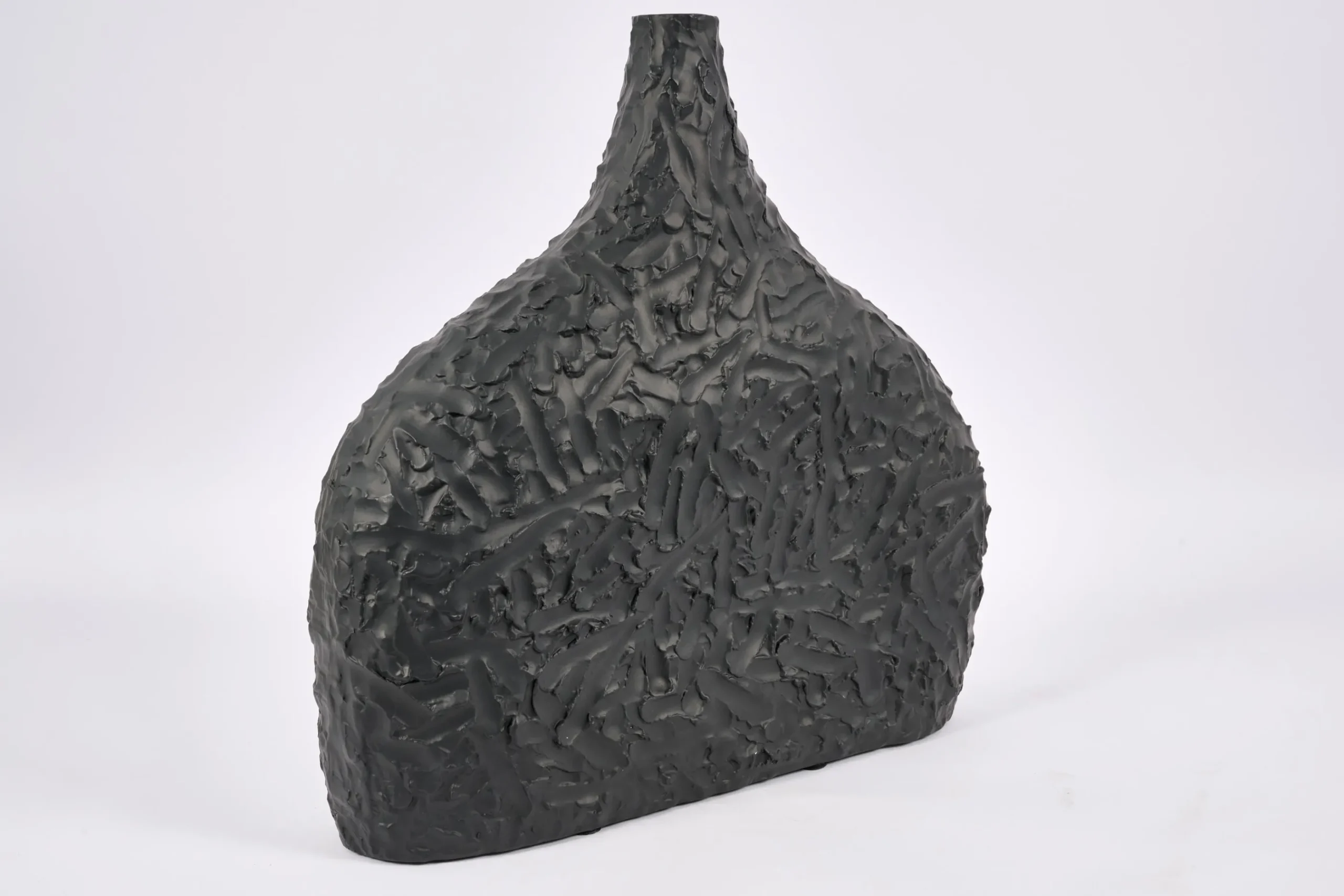 Flamant Corralee, Vaas, Keramiek, Zwart, L