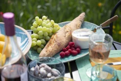 Flamant Cresta, Serveerbord, Keramiek, Turkoois, Ovaal