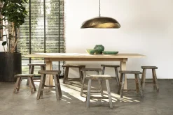 Flamant Cresta, Serveerbord, Keramiek, Turkoois, Ovaal