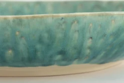 Flamant Cresta, Serveerschaal, Keramiek, Turkoois, Rond, 37 Cm