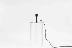 Flamant Cypri, Tafellamp, Glas, Zwart, L