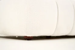 Flamant Dallas, Bank, Wit, Boucle, 3-Zitsbank