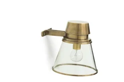 Flamant Edwardo, Wandlamp, Antiek Messing