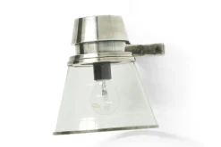 Flamant Edwardo, Wandlamp, Messing, Antiek Zilver