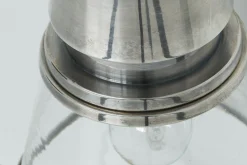 Flamant Edwardo, Wandlamp, Messing, Antiek Zilver