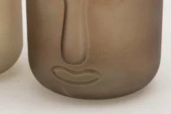 Flamant Fefy, Vaas, Glas, Grijs