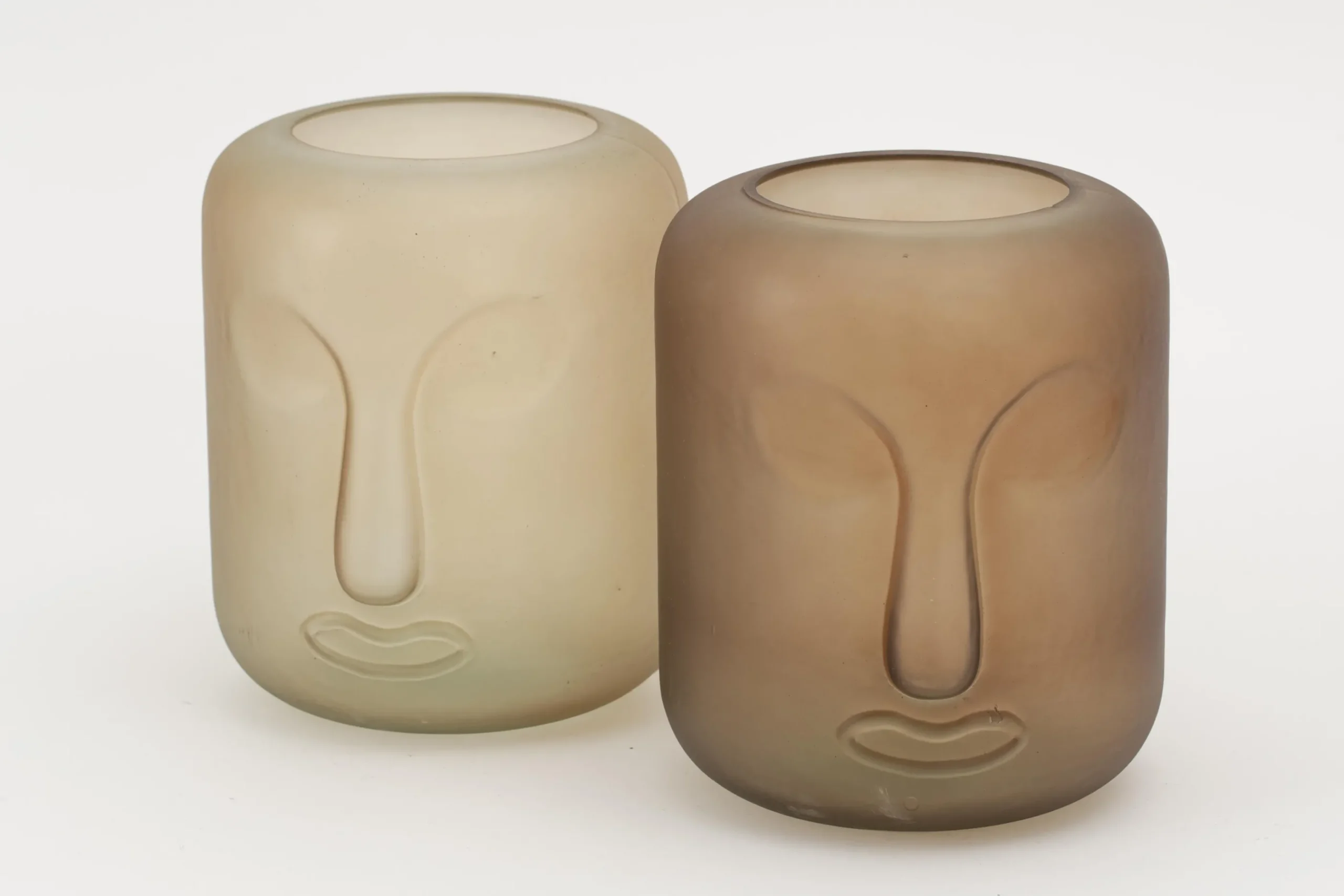 Flamant Fefy, Vaas, Glas, Grijs