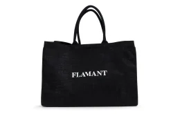 Flamant Tas, Boodschappentas, Jute, Zwart