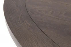 Flamant Forino, Eettafel, Gerookt Eikenhout, 210 Cm