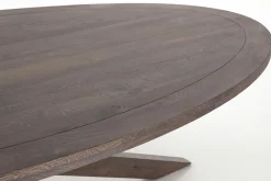 Flamant Forino, Eettafel, Gerookt Eiken, 264 Cm