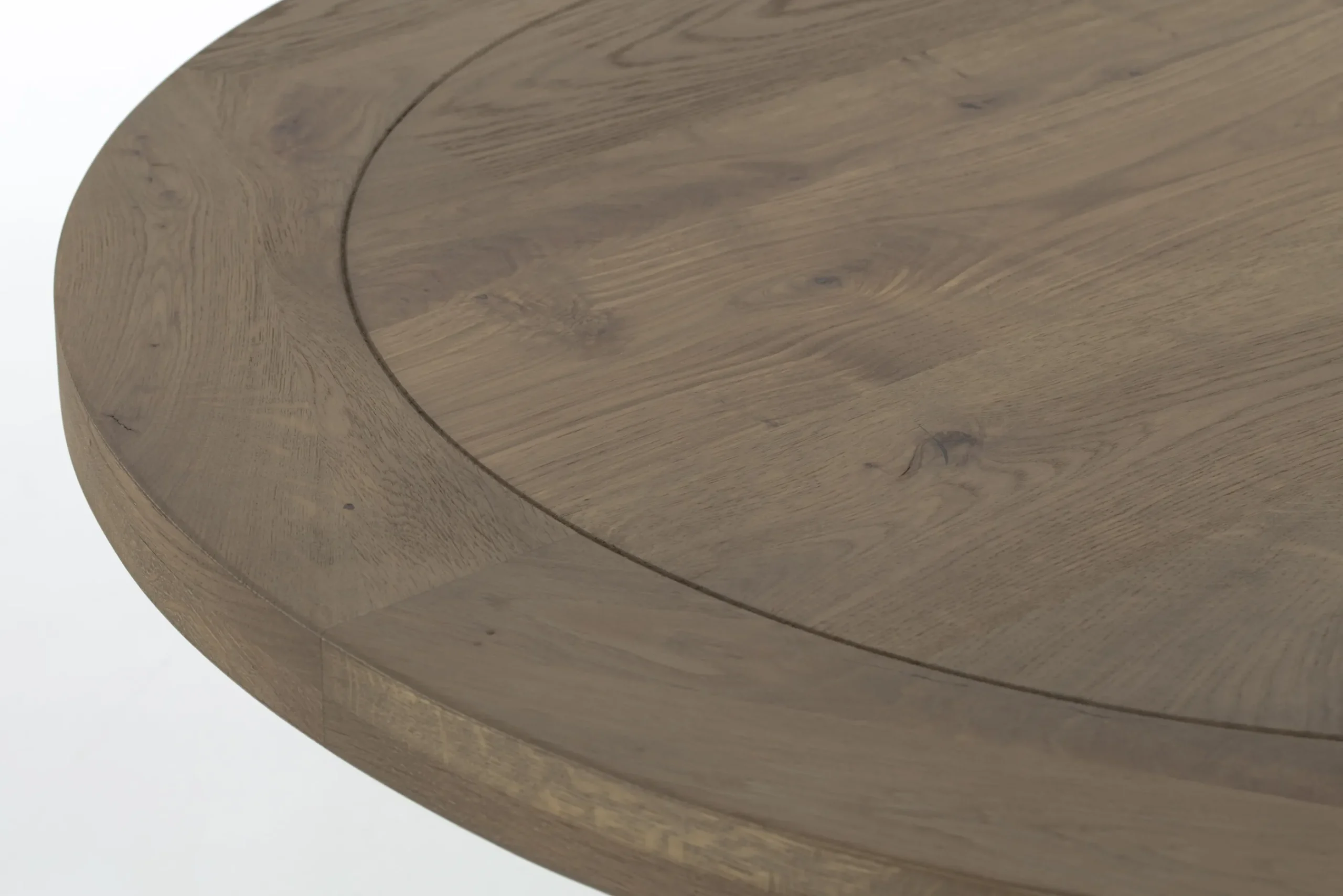 Flamant Forino, Eettafel, Verweerd Eiken, Rond, 110 Cm