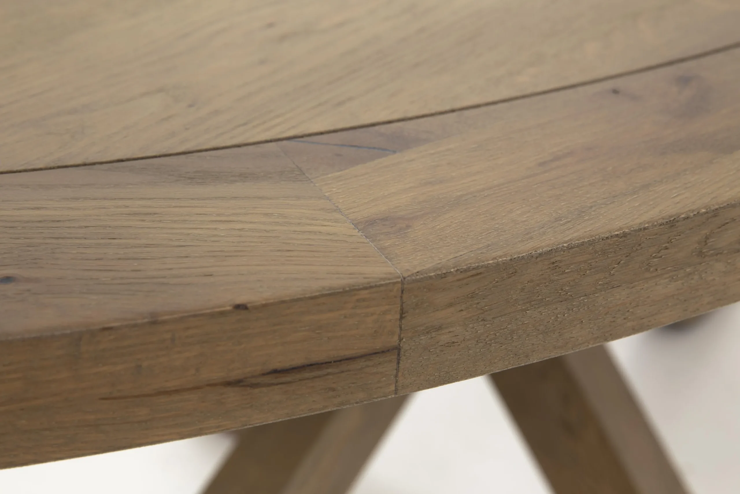 Flamant Forino, Eettafel, Verweerd Eiken, 210 Cm, Model 2