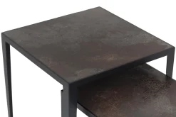 Flamant Georgion, Bijzettafel, Vierkant, Set Van 2