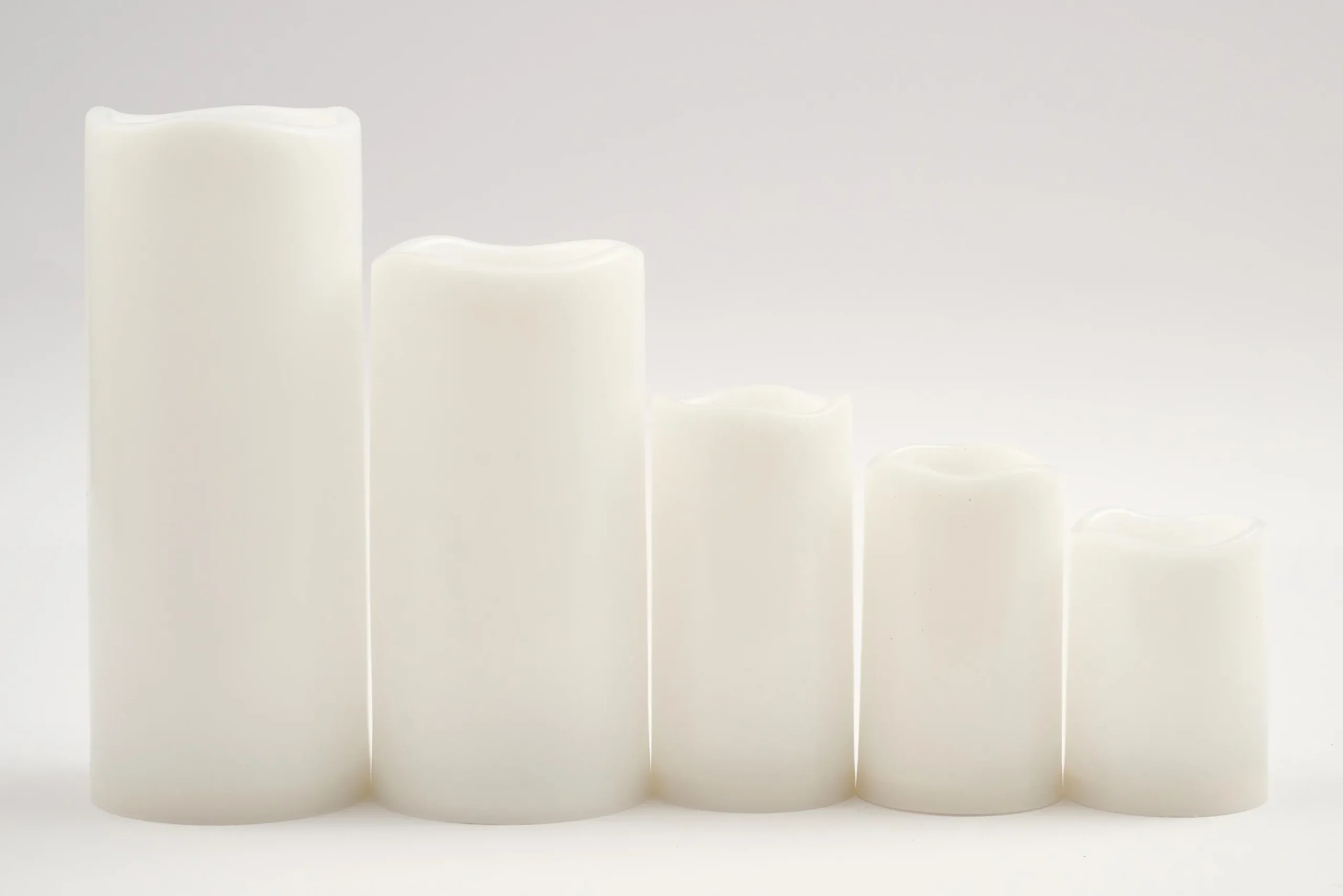 Flamant Gwen, Leds-Kaars, 7,5X10Cm