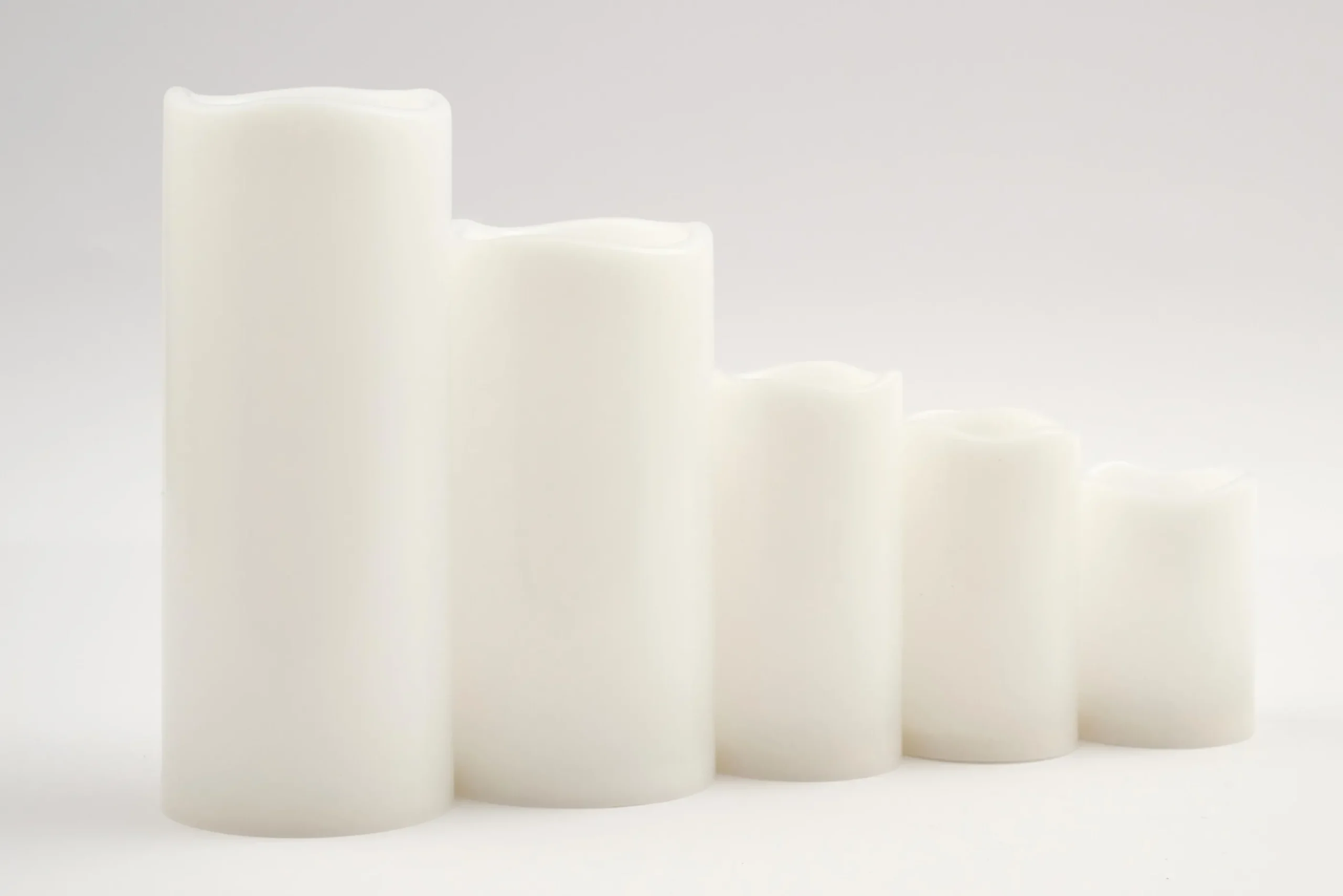 Flamant Gwen, Leds-Kaars, 7,5X10Cm