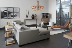 Flamant Hattie, Consoletafel, Verweerd Eiken En Ijzer