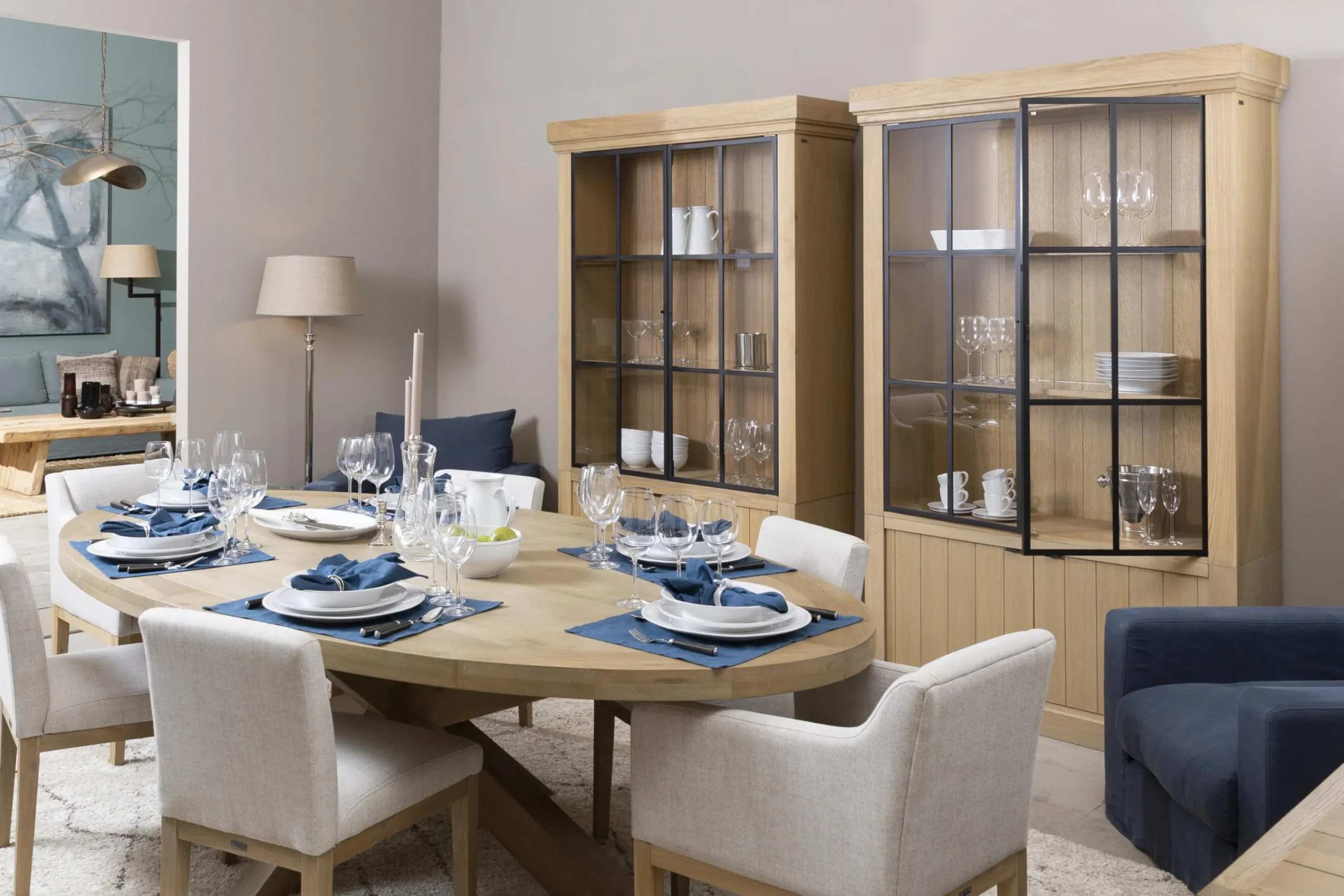 Flamant Ijzeren Jason, Kast, Verweerd Eikenhout, 2 Ijzeren Deuren