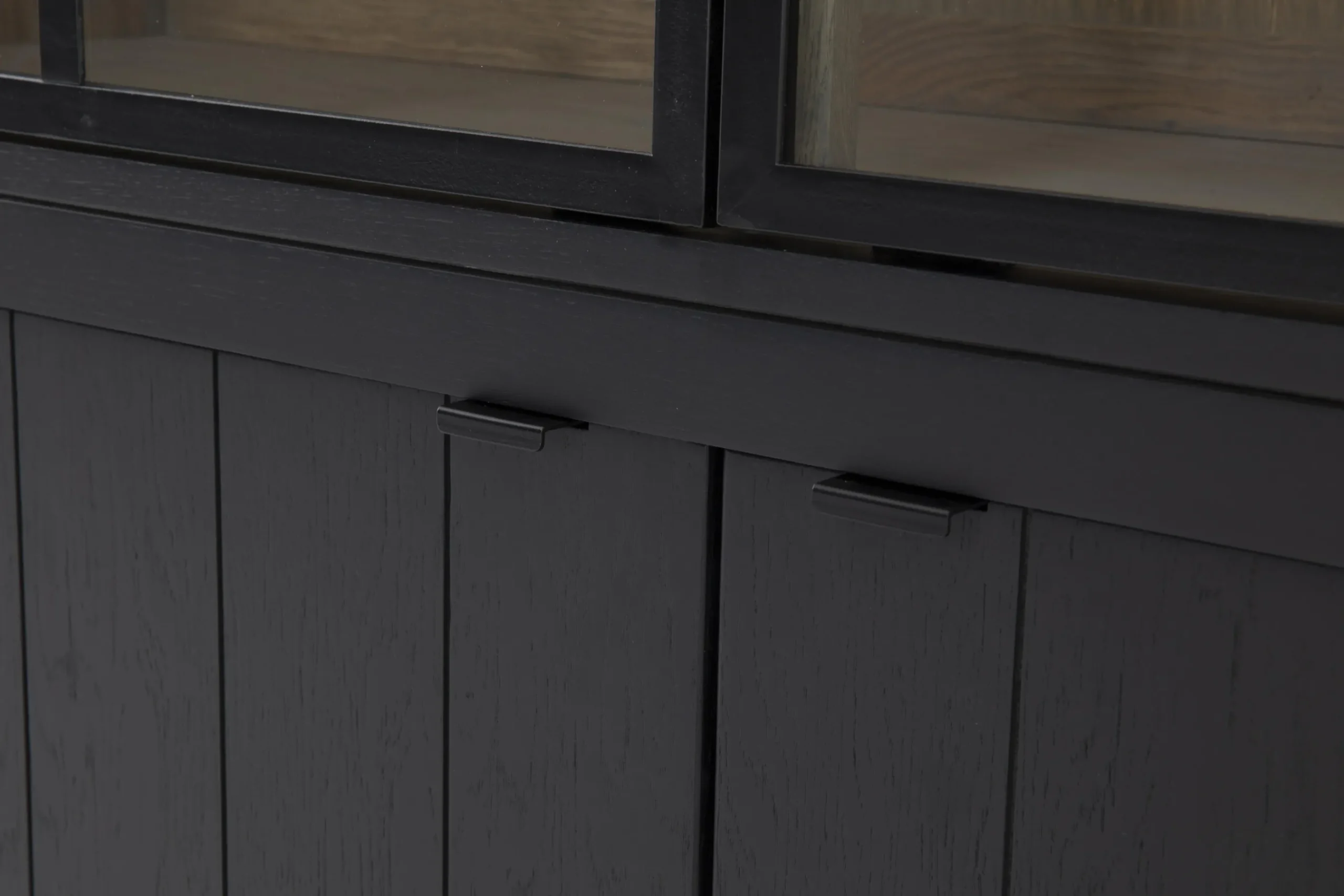 Flamant Ijzeren Jason, Kast, Zwart, Eiken, 3 Ijzeren Deuren