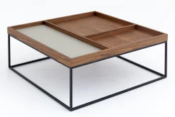 Flamant Jalon, Salontafel, Vierkant, Hout En Metaal