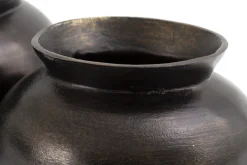 Flamant Jeddo, Vaas, Metaal, Zwart, L