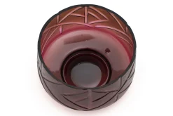 Flamant Jelger, Kom, Glas, Rook/Mauve, L