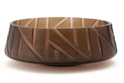 Flamant Jelger, Kom, Glas, Rook/Mauve, S