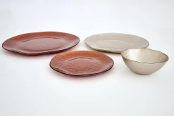 Flamant Jenna, Bord, Glas, 28Cm