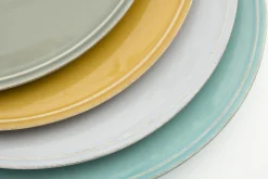 Flamant Jille, Bord, Keramiek, Blauw, 34Cm