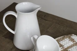 Flamant Jille, Kan, Keramiek, Wit, 1,5L