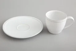 Flamant Jille, Kop En Schotel, Keramiek, Wit, M, 150 Ml