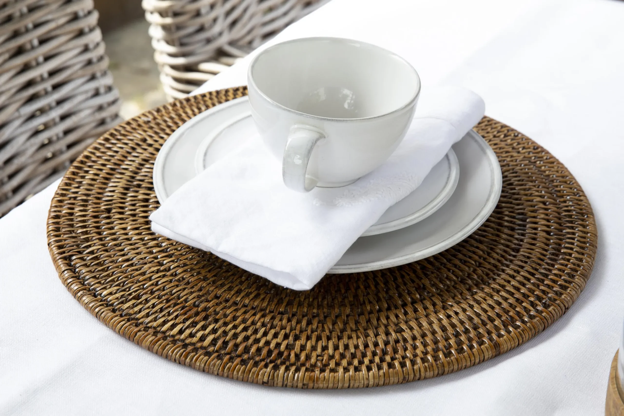 Flamant Jille, Kop En Schotel, Keramiek, Wit, S, 50 Ml