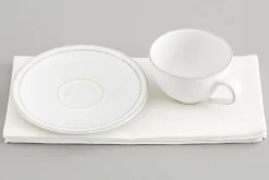 Flamant Jille, Kop En Schotel, Keramiek, Wit, S, 50 Ml