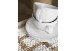 Flamant Jille, Kop En Schotel, Keramiek, Wit, L, 200 Ml