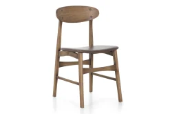 Flamant Joel, Stoel, Eiken En Leren Zitting