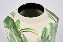 Flamant Judor, Potiche, Groen/Wit