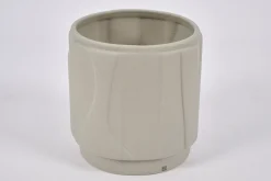 Flamant Laurena, Vaas, Keramiek, Grijs, S