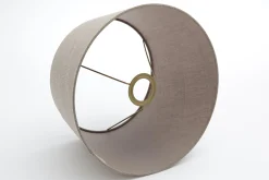 Flamant Lindro, Lampenkap, Naturel En Grijs, Cilinder, 30 Cm